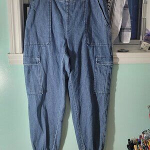 Plus size denim joggers with cargo pockets - reitmans - XXL pants - like new!